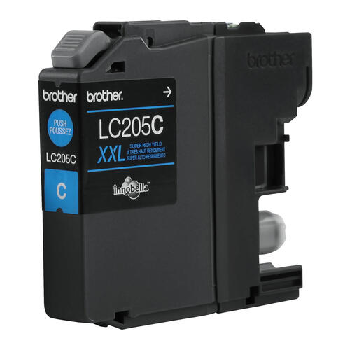 Brother LC205CS Cartouche d encre cyan Innobella , à très haut rendement (série XXL)