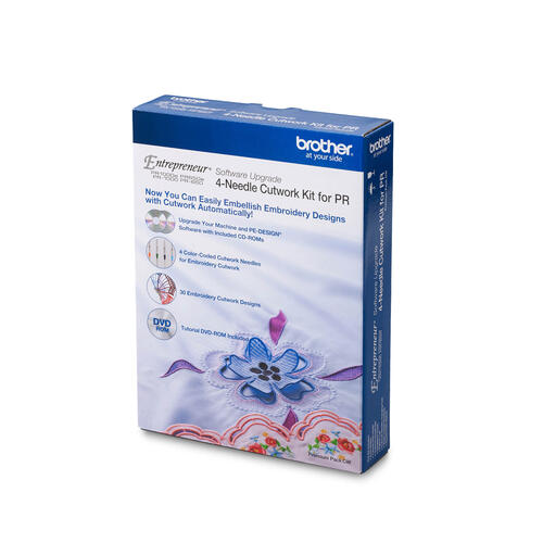 Brother PRCW1 PE-DESIGN® NEXT Version 9.2 + mise à niveau CW avec broderie blanche à 4 aiguilles