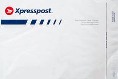 Front of Xpresspost- TM Flexipack-TM - not prepaid