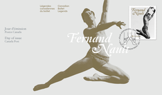 Légendes canadiennes du ballet  – Fernand Nault : pli Premier Jour officiel