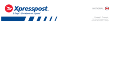 Xpresspost<sup>MC</sup> enveloppe prépayée - expédition nationale