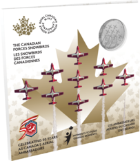 Pièce de 5 $ en argent pur – Grands moments : Les Snowbirds (2021)