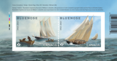 Centenaire du <i>Bluenose</i> : Bloc-feuillet