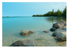 Terre de nos aïeux : Carte postale port payé - parc provincial Little Limestone Lake (Man.)