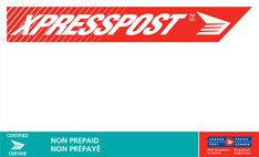 Xpresspost<sup>MC</sup>   - Enveloppe commerciale pratique certifié non prépayée