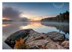 Terre de nos aïeux : Carte postale port payé - Smoke Lake, parc provincial Algonquin (Ont.)