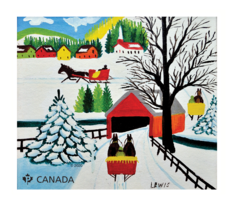 Maud Lewis : Timbres Permanents<sup>MC</sup> au tarif du régime intérieur - carnet de 12