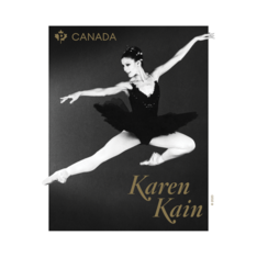 Légendes canadiennes du ballet - Karen Kain : Timbres Permanents<sup>MC</sup> au tarif du régime intérieur – carnet de 6