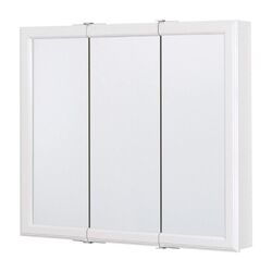 Tri-View Medicine Cabinet Continental Cabinets 28.625 in. H X 30 in. W X 4.44 inch in. D Squar