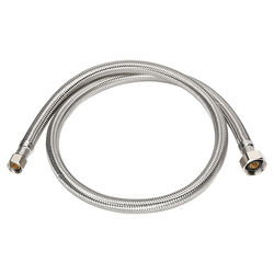 Ace 3/8 in. Compression T X 1/2 in. D FIP 48 in. Stainless Steel Supply Line