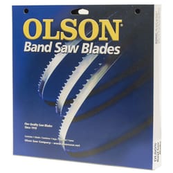 Olson 80 in. L X 0.2 in. W X 0.025 in. thick T Carbon Steel Band Saw Blade 10 TPI Regular teeth