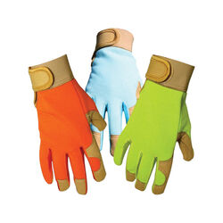 Boss Women's Indoor/Outdoor Gardening Gloves Assorted One Size Fits All 3 pk