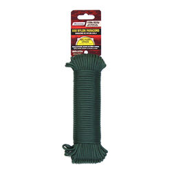 SecureLine 5/32 in. D X 100 ft. L Green Braided Nylon Paracord