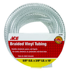 Ace ProLine 3/8 in. D X 5/8 in. D PVC Braided Vinyl Tubing