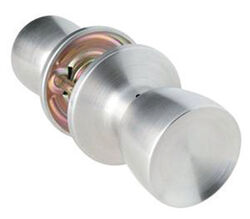 Home Plus Satin Chrome Passage Lockset ANSI Grade 3 1-3/4 in.