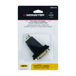 Monster Cable Just Hook It Up HDMI Adapter 1 pk