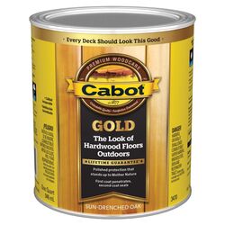 Cabot Gold Satin 3470 Sun-Drenched Oak Deck Varnish 1 qt