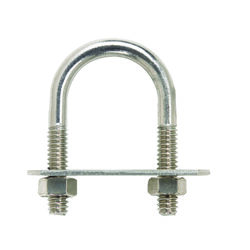 Hampton 1/4 in. S X 1 in. W X 1-3/4 in. L Coarse Stainless Steel U-Bolt