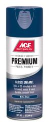 Ace Premium Gloss Brite Blue Enamel Spray Paint 12 oz