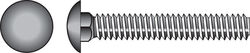 Hillman 1/2 in. P X 6 in. L Hot Dipped Galvanized Steel Carriage Bolt 25 pk