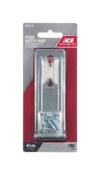 Ace Zinc 4-1/2 in. L Fixed Staple Safety Hasp