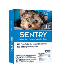 Sentry Liquid Dog Flea and Tick Drops 0.102 oz