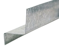 Amerimax .5 in. W X 10 ft. L Galvanized Steel Drip Edges Silver
