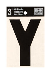 Hy-Ko 3 in. Black Vinyl Self-Adhesive Letter Yes 1 pc