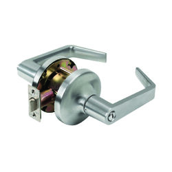 Tell Cortland Satin Chrome Privacy Lockset ANSI Grade 2 2 in.