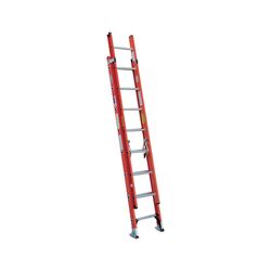 Werner 16 ft. H X 19 in. W Fiberglass Extension Ladder Type 1A 300 lb
