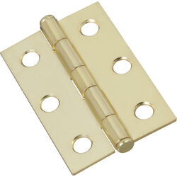 National Hardware 2-1/2 in. L Brass Steel Cabinet Hinge 2 pk