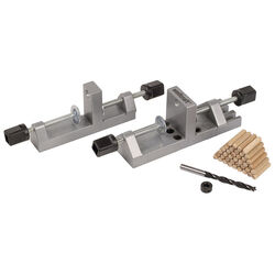 Wolfcraft Aluminum Doweling Jig 1-1/4 in. Silver 67 pc