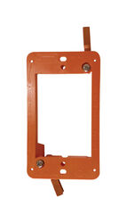 Cantex 4.3 in. Rectangle PVC 1 gang Junction Bracket Orange