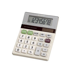 Sharp 8 digit Calculator White