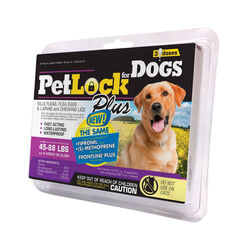 PetLock Plus Liquid Dog Flea and Tick Drops Fipronil/(S)-Methoprene 0.135 oz
