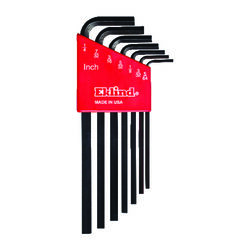 Eklind Tool Hex-L 5/64 to 1/4 SAE L-Handle Hex Key Set 7 pc