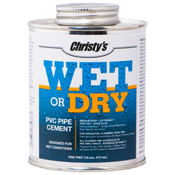 Christys Wet or Dry Blue Cement For PVC 16 oz