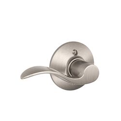 Schlage Accent Satin Nickel Steel Dummy Lever 2 Grade Right Handed