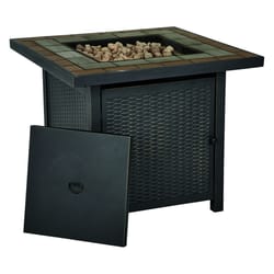 Living Accents Square Propane Fire Pit 25 in. H X 30 in. W X 30 in. D Steel