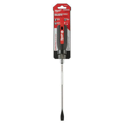 Milwaukee 3/8 in. S X 8 in. L Slotted Cushion Grip Screwdriver 1 pc