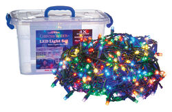 National Lampoon's LED Micro/5mm Multi-color 400 ct String Christmas Lights 66.31 ft.