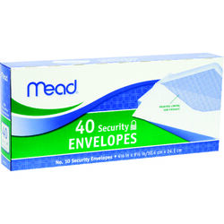 Mead 9.5 in. W X 4.12 in. L No. 10 White Envelopes 40 pk