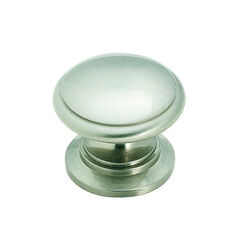 Amerock Brass Classics Round Cabinet Knob 1-1/4 in. D 1 in. Satin Nickel 1 pk