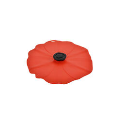 Charles Viancin 11 in. W Red Silicone Large Poppy Lid
