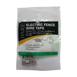 Dare Products Electric Fence Wire Tap Silver