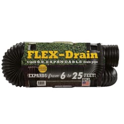 Flex-Drain 3-3/4 D X 25 ft. L Poly Drain Pipe