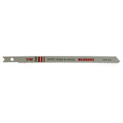 Milwaukee 4 in. Bi-Metal U-Shank Embedded cutting Jig Saw Blade 10 TPI 5 pk