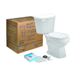 Mansfield Alto Pro-Fit 1 1.28 gal White Round Complete Toilet