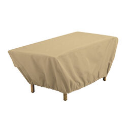 Classic Accessories 18 in. H X 25 in. W X 48 in. L Brown Polyester Coffee Table Cover