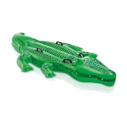 Intex Green Plastic Inflatable Giant Gator Floating Tube